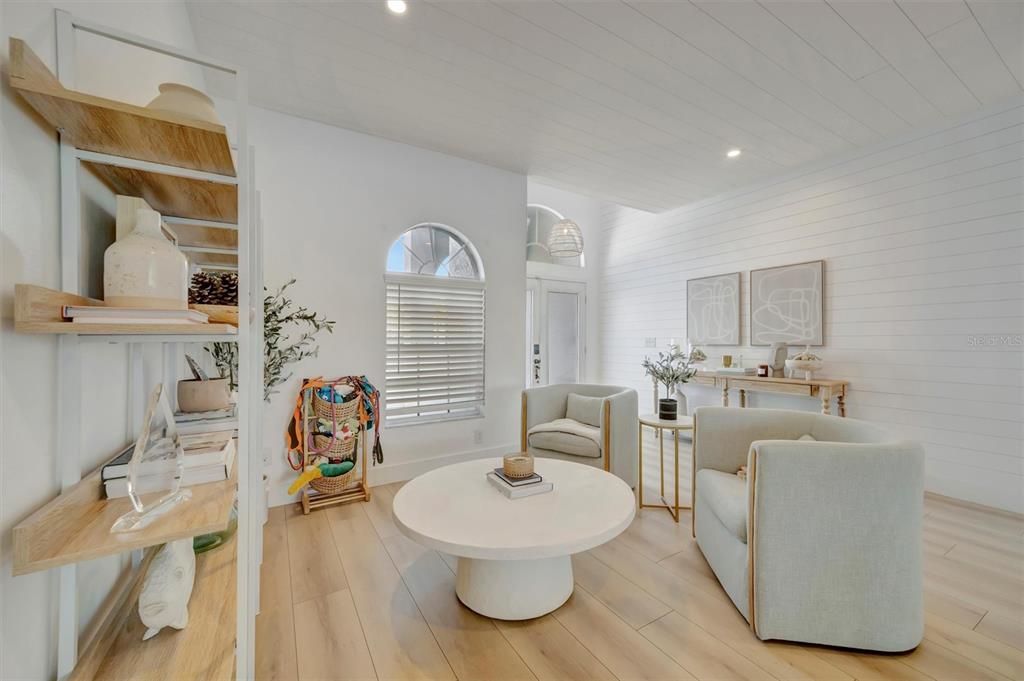 Interior, Recessed Lighting, Wood Texture Flooring