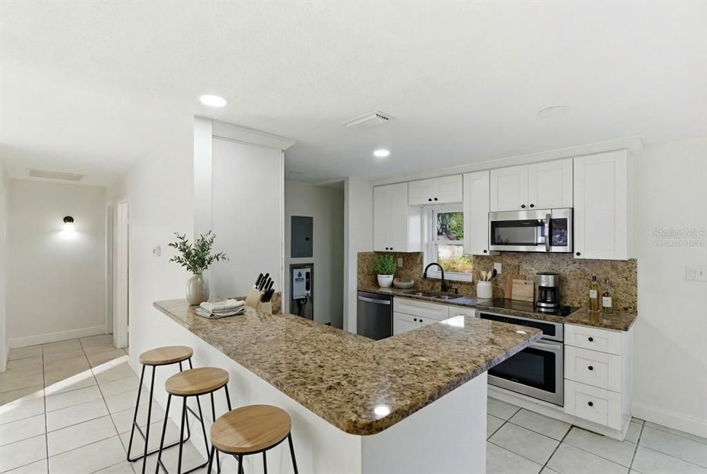 Interior, Kitchen, Recessed Lighting, Stainless Steel Appliances