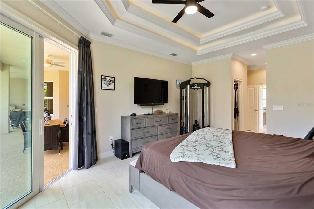 Bedroom, Interior, Recessed Lighting