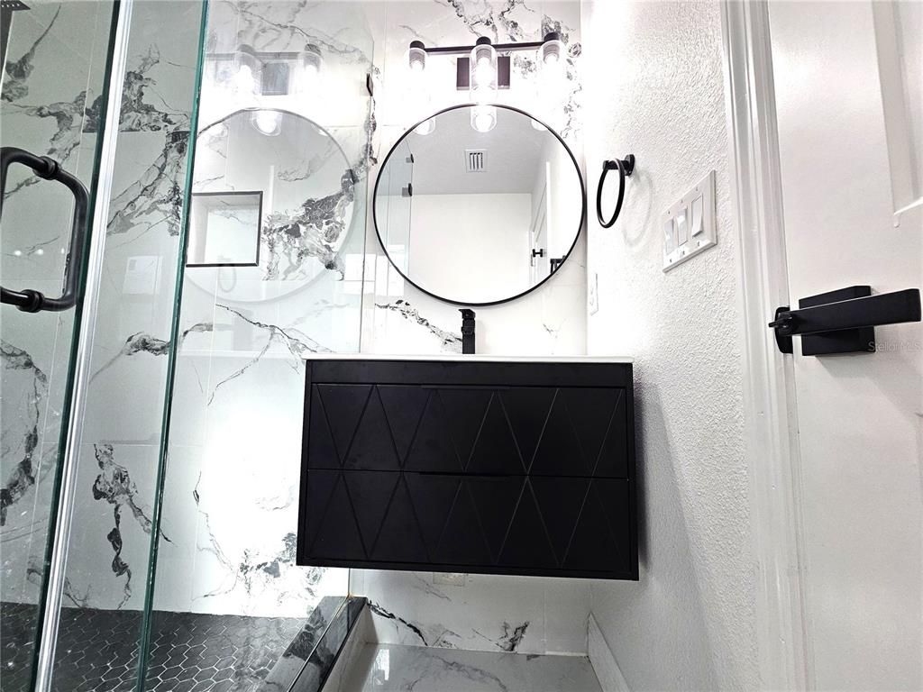 Bathroom, Glass Shower, Interior