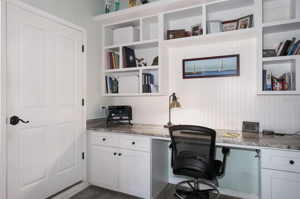 Home Office, Interior, Wood Texture Flooring