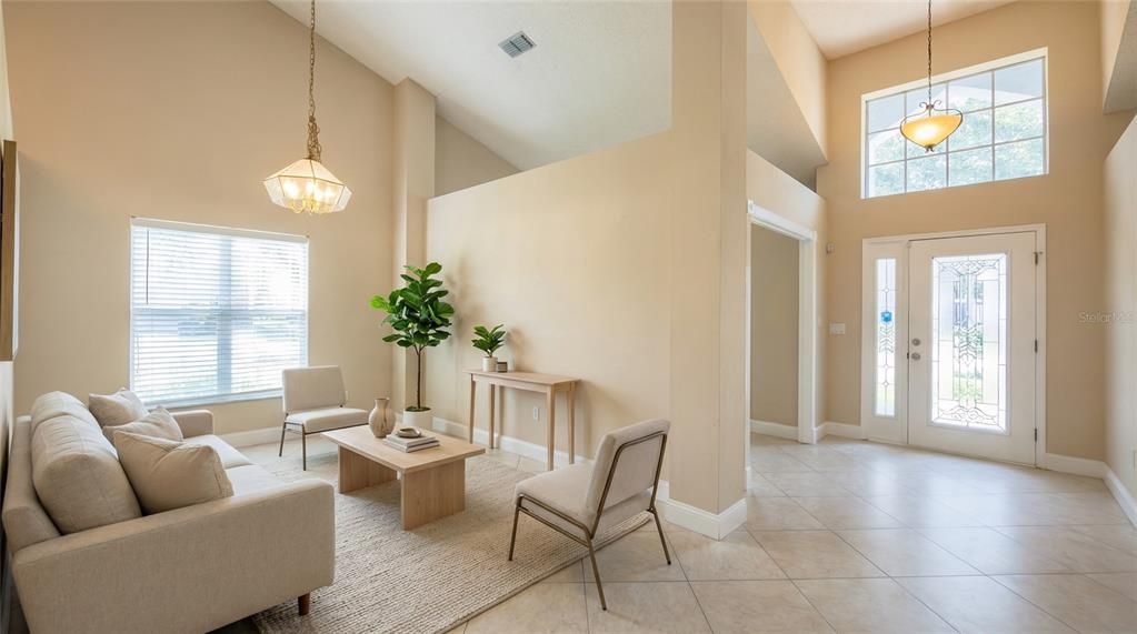 Interior, Living room, Pendant Lights