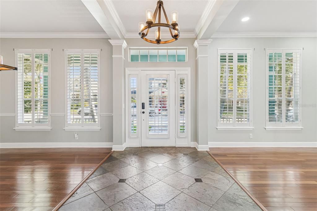 Interior, Pendant Lights, Recessed Lighting, Wood Texture Flooring
