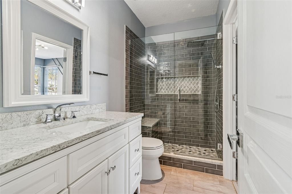 Bathroom, Glass Shower, Interior