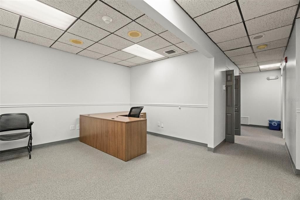 Home Office, Interior, Recessed Lighting