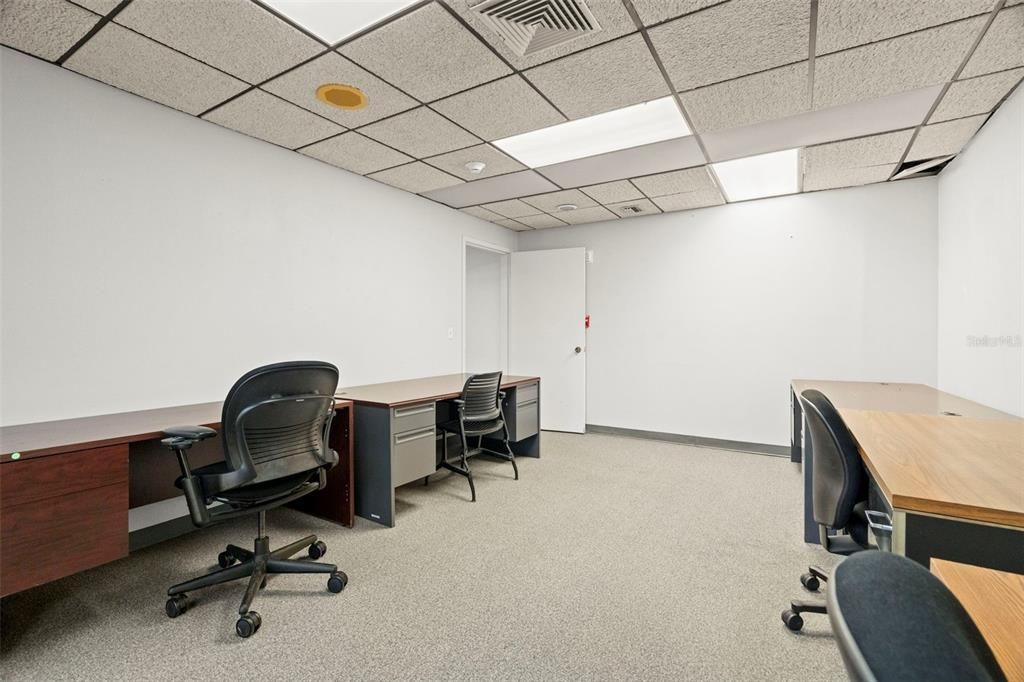 Home Office, Interior, Recessed Lighting