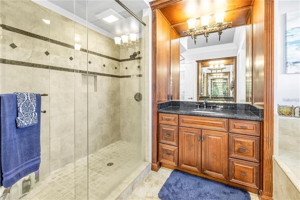 Bathroom, Glass Shower, Interior