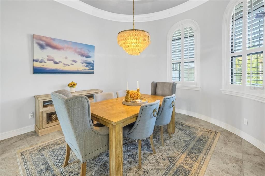 Chandelier, Dining room, Interior