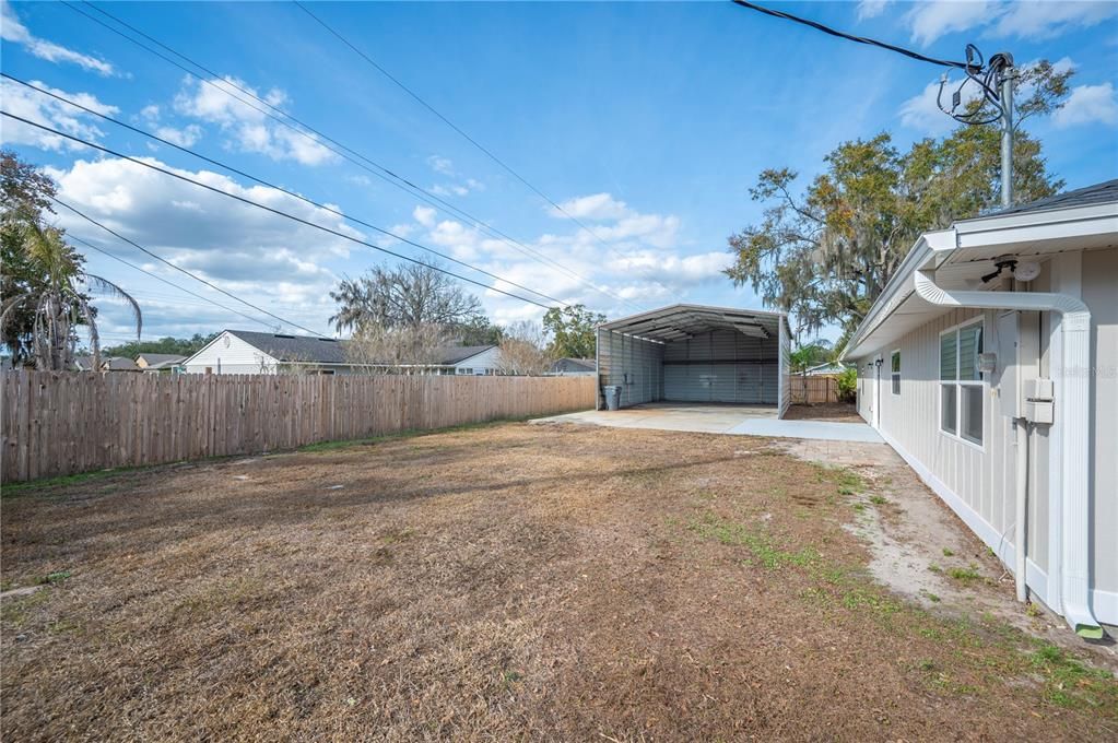 Backyard, Detached Garage, Exterior