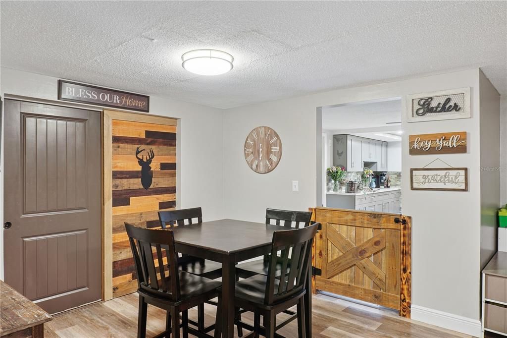 Dining room, Interior, Wood Texture Flooring