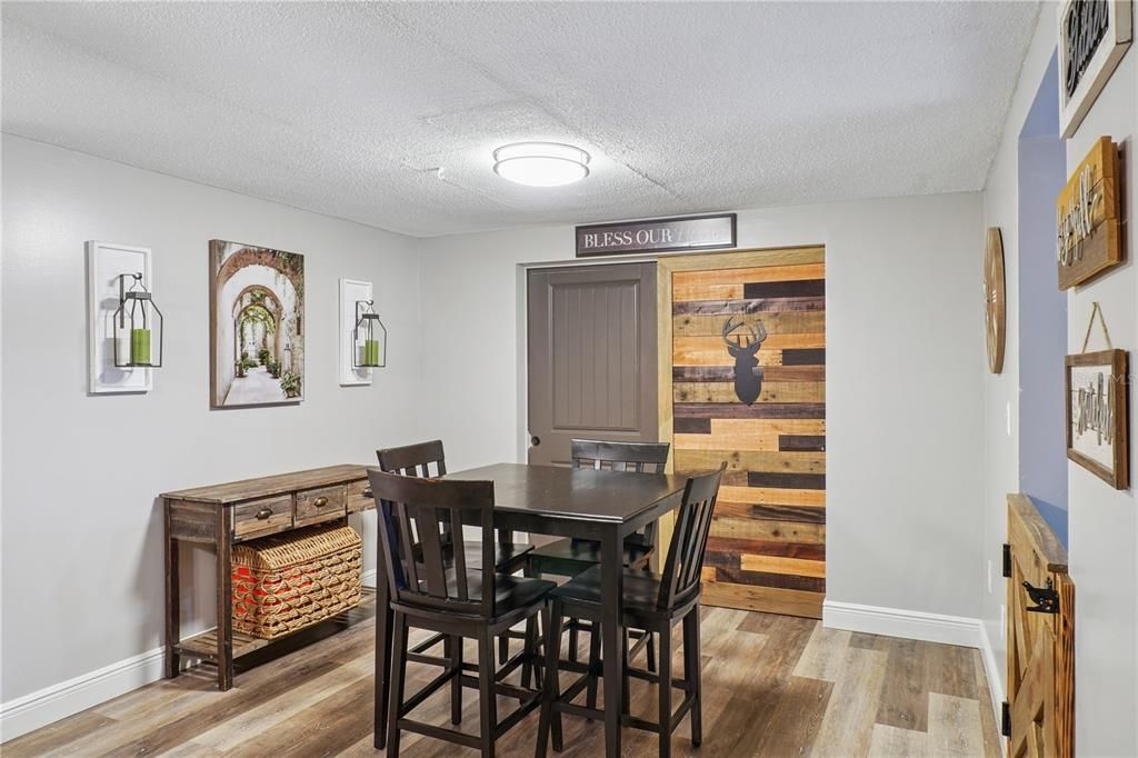 Dining room, Interior, Wood Texture Flooring
