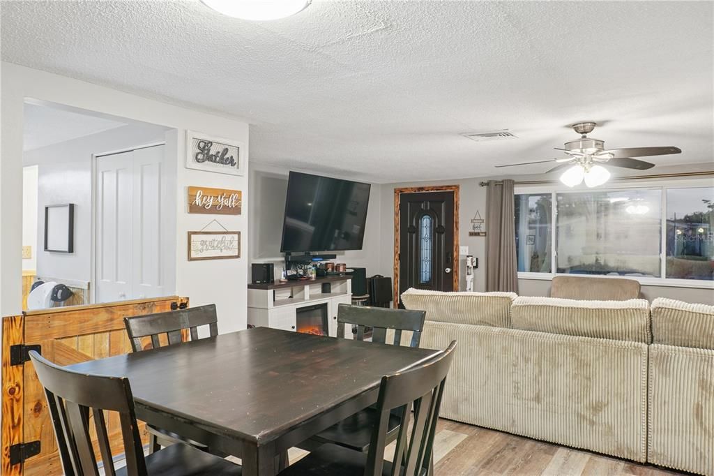 Dining room, Interior, Living room, Wood Texture Flooring