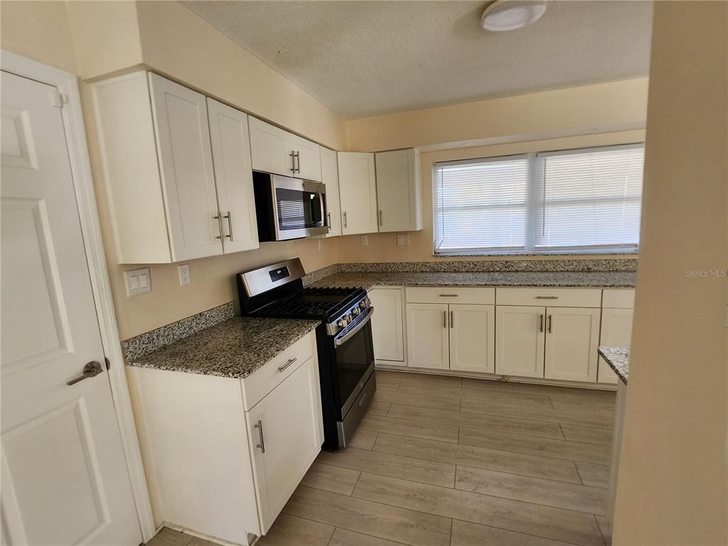 Interior, Kitchen, Wood Texture Flooring