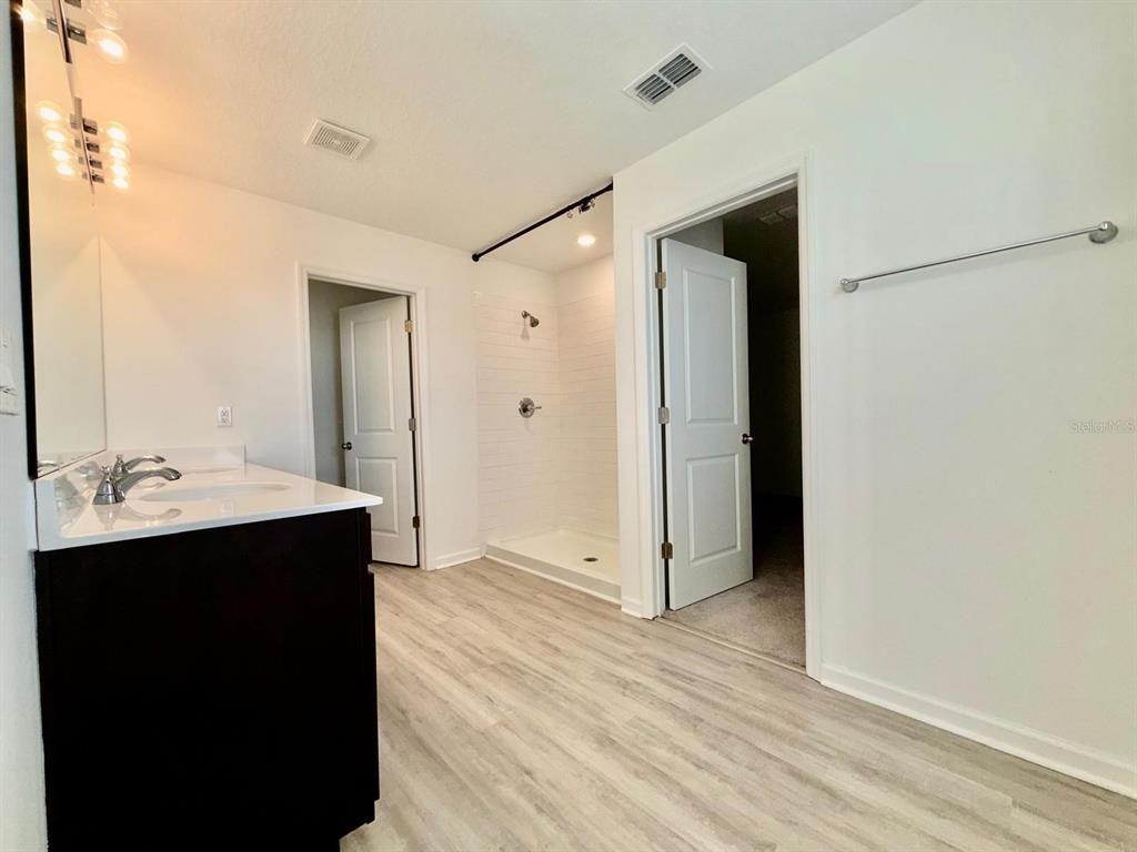 Bathroom, Interior, Wood Texture Flooring