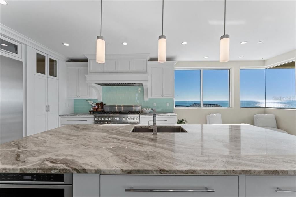 Interior, Kitchen, Pendant Lights, Recessed Lighting, Stainless Steel Appliances, Water