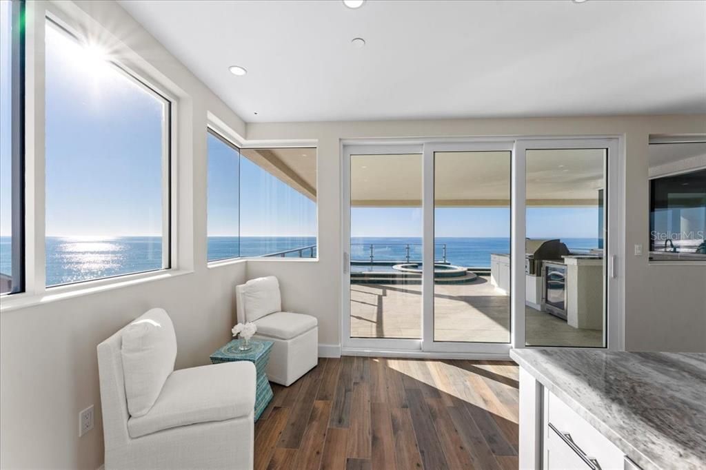 Interior, Recessed Lighting, Water, Wood Texture Flooring