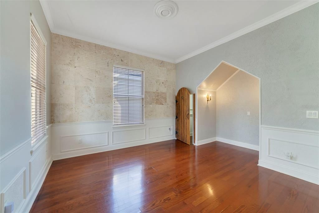 Empty room, Interior, Wood Texture Flooring
