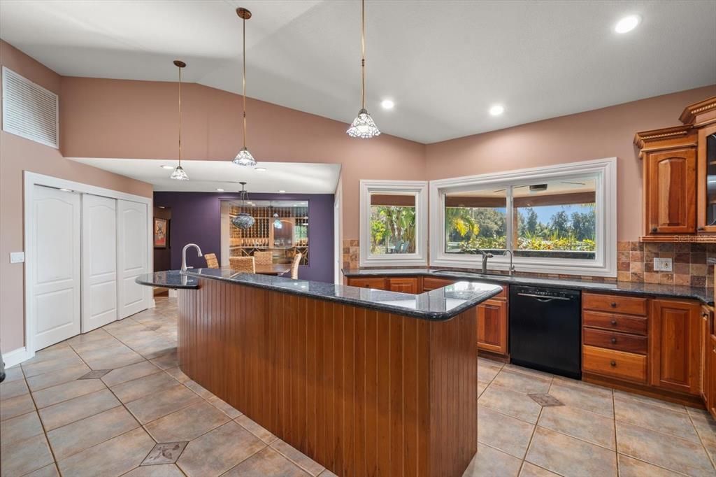 Interior, Kitchen, Pendant Lights, Recessed Lighting