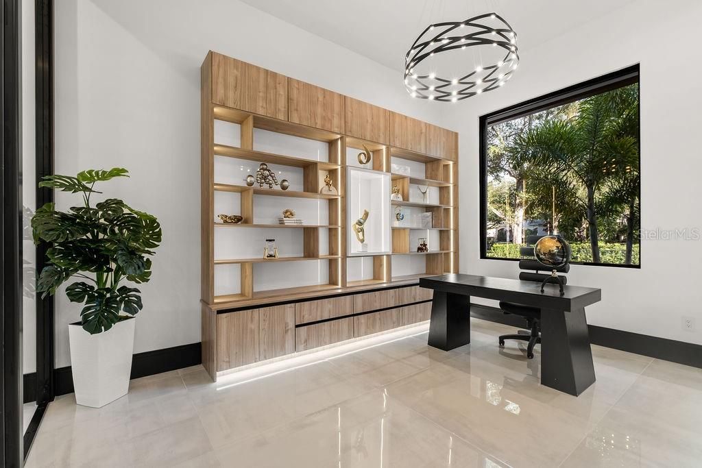 Home Office, Interior, Pendant Lights