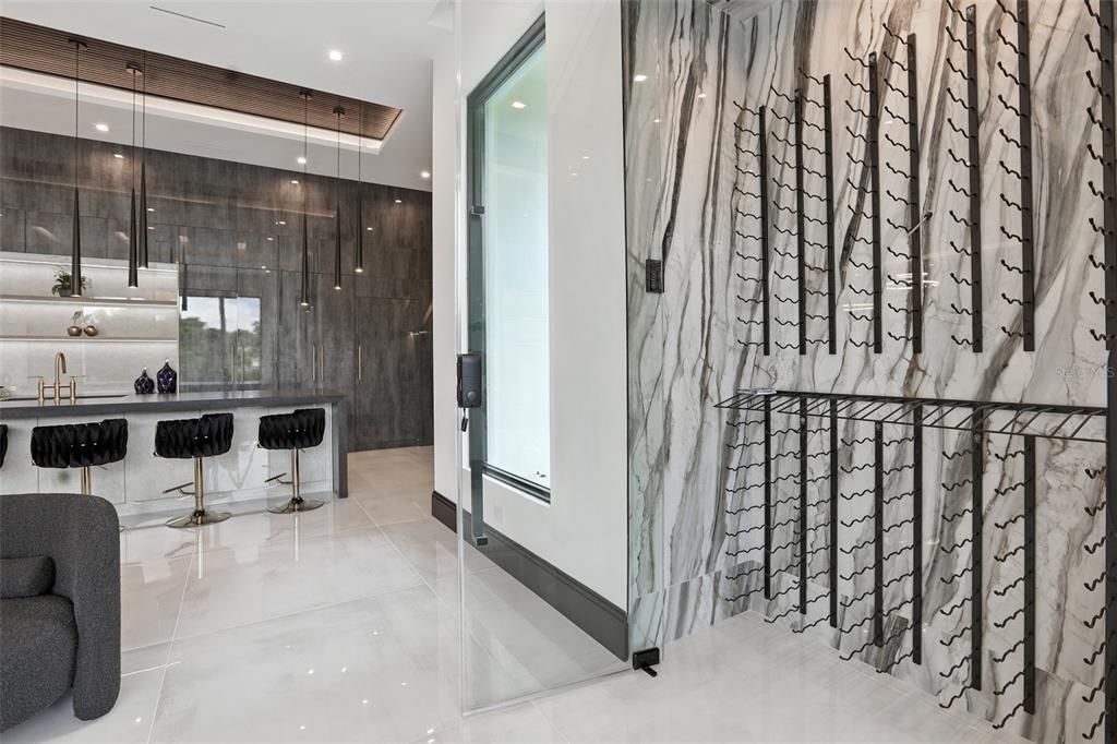 Interior, Recessed Lighting, Wine Storage