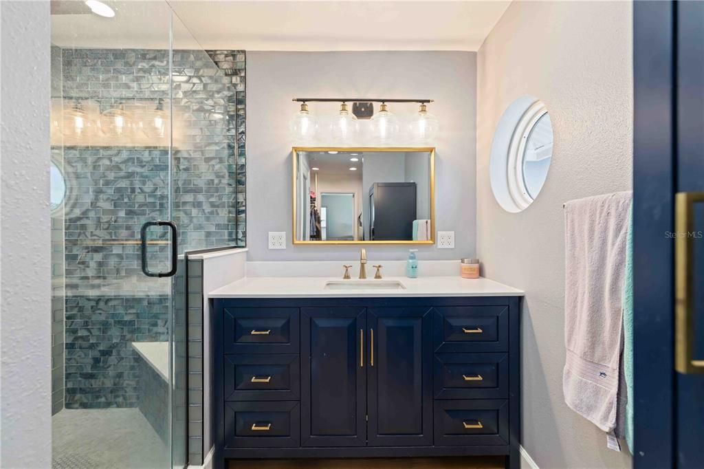 Bathroom, Glass Shower, Interior