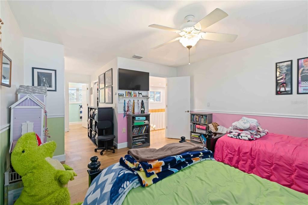 Bedroom, Interior, Wood Texture Flooring