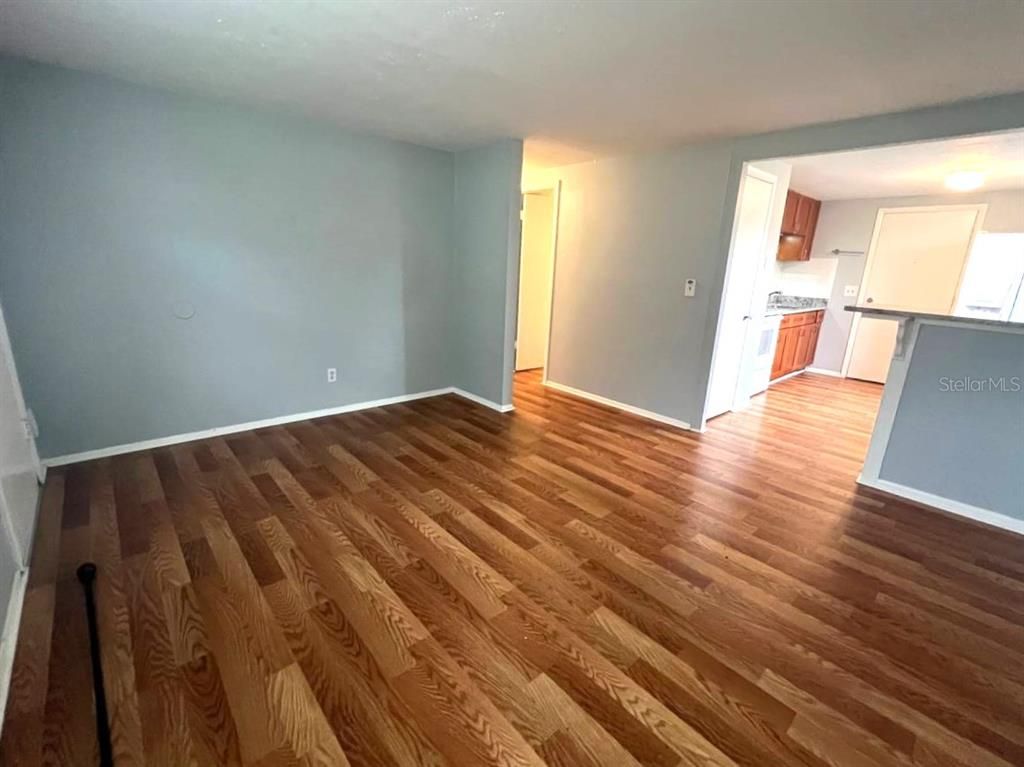 Empty room, Interior, Kitchen, Wood Texture Flooring