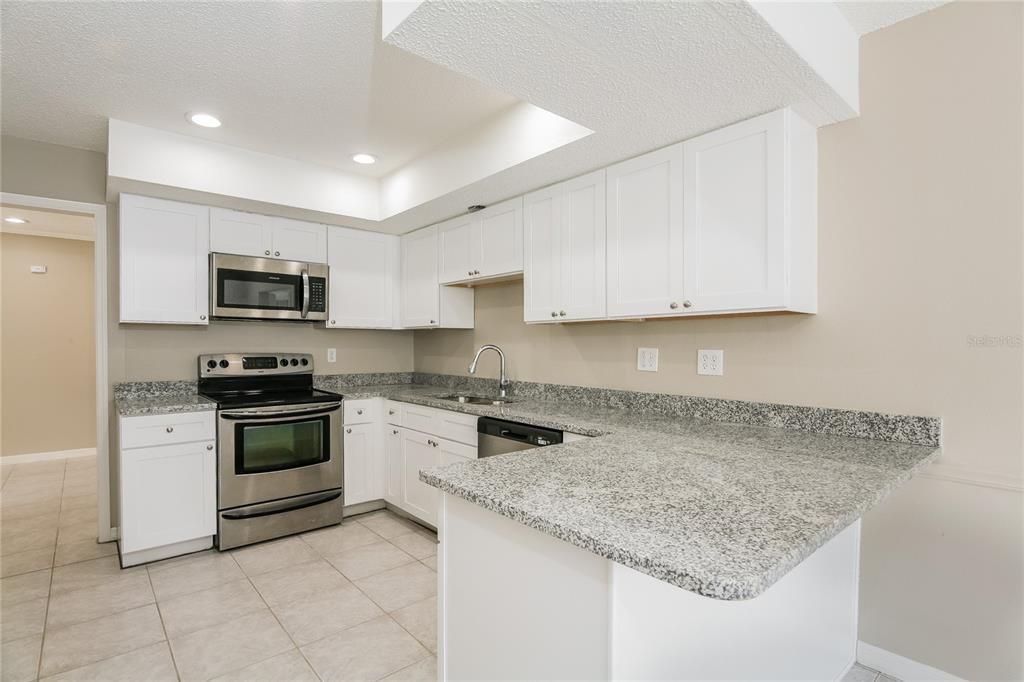 Interior, Kitchen, Recessed Lighting, Stainless Steel Appliances