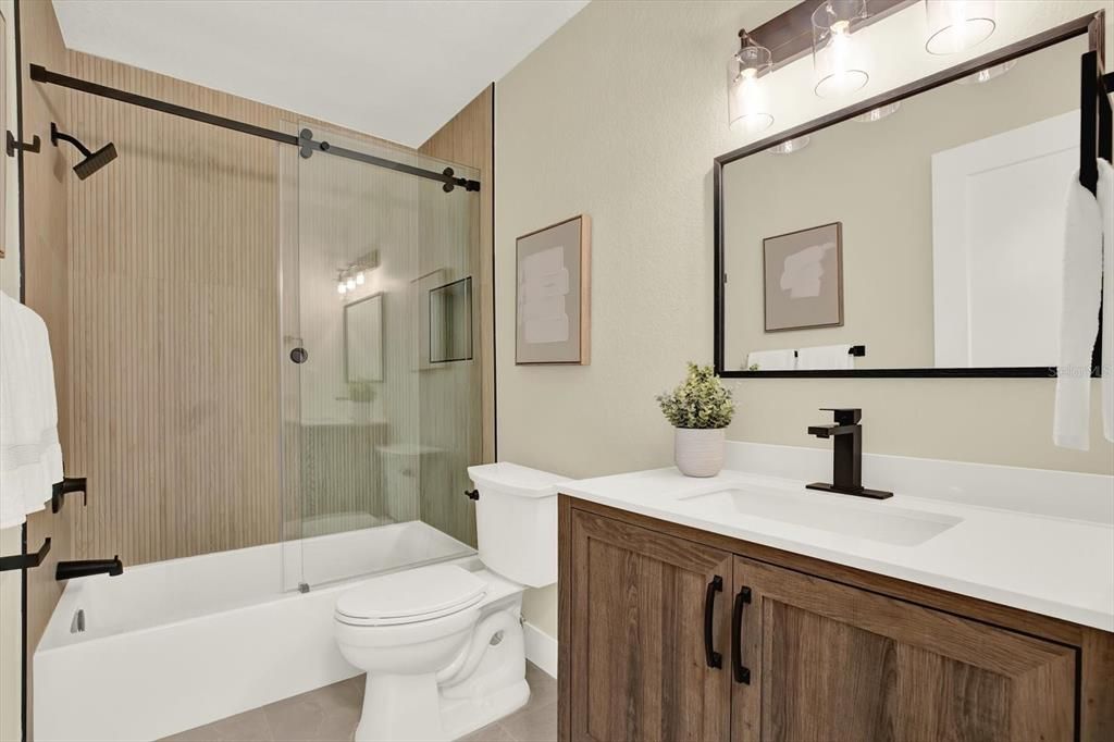 Bathroom, Glass Shower, Interior