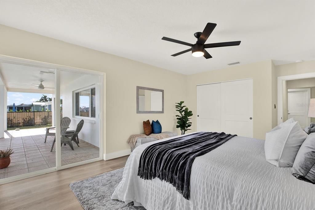 Bedroom, Interior, Wood Texture Flooring