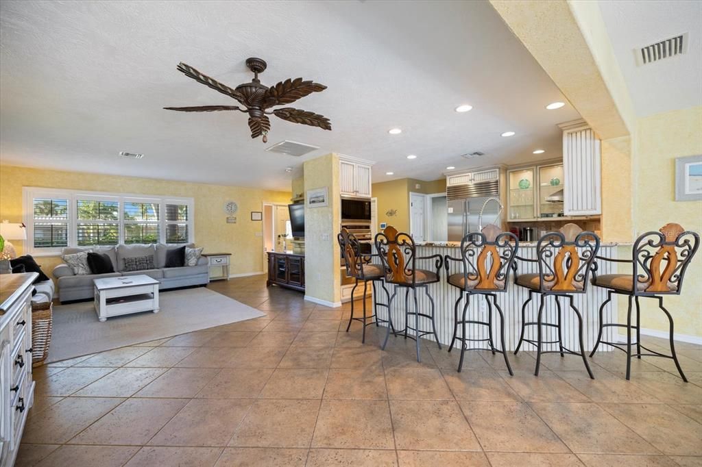 Interior, Kitchen, Living room, Recessed Lighting, Stainless Steel Appliances