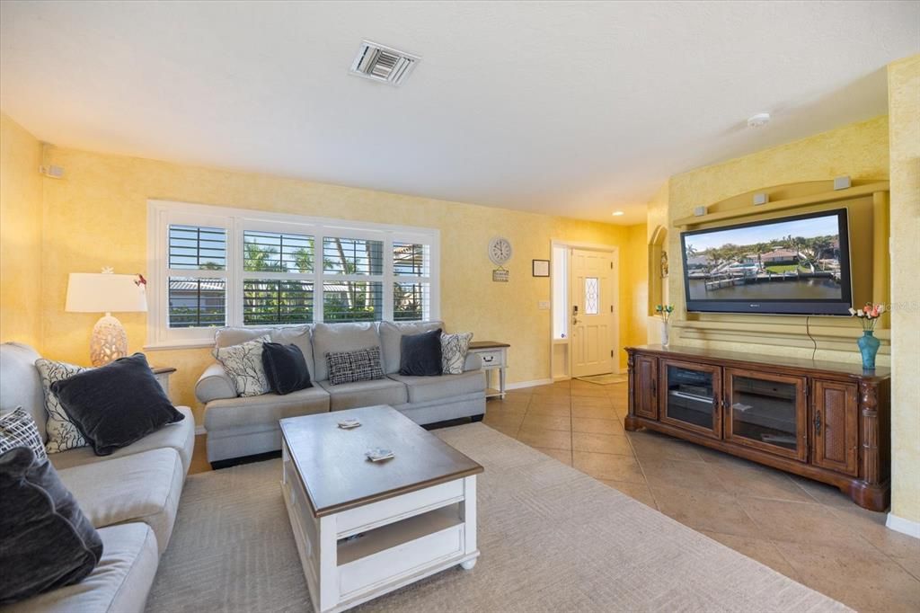 Interior, Living room, Recessed Lighting