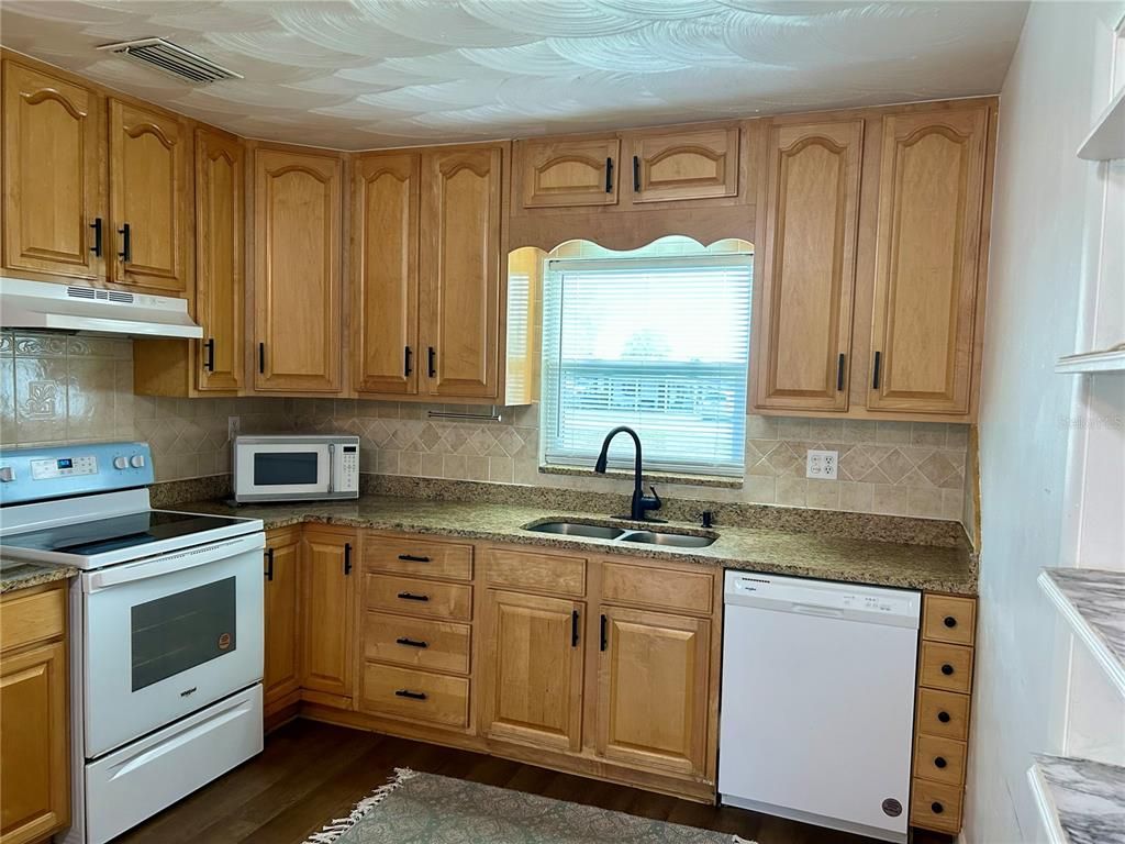 Interior, Kitchen, Wood Texture Flooring
