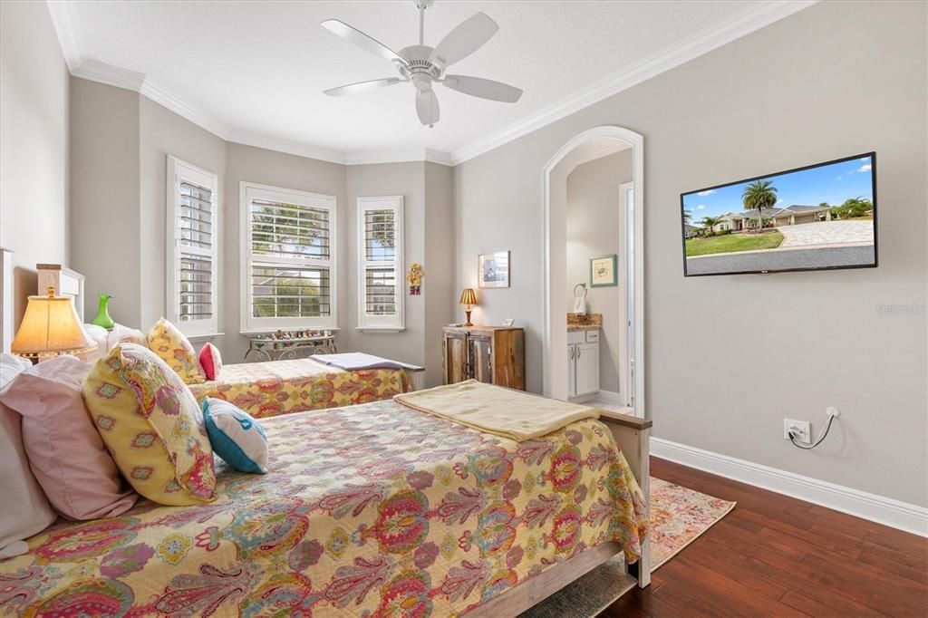 Bedroom, Interior, Wood Texture Flooring