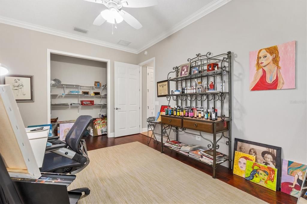 Home Office, Interior, Wood Texture Flooring