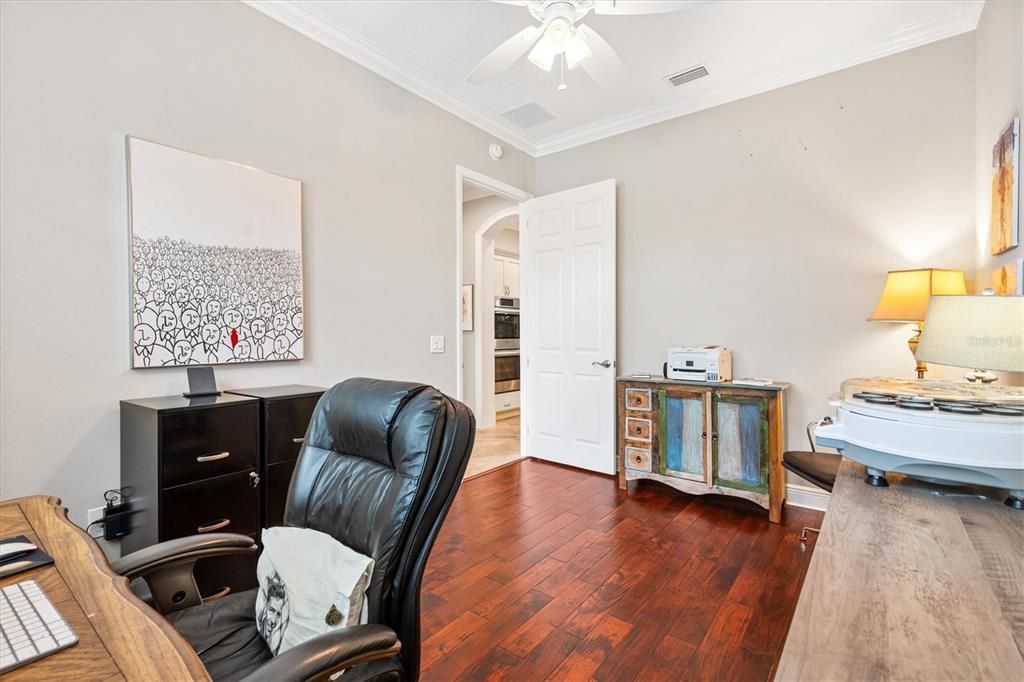 Home Office, Interior, Wood Texture Flooring