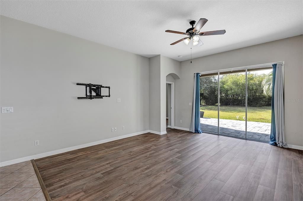 Empty room, Interior, Wood Texture Flooring