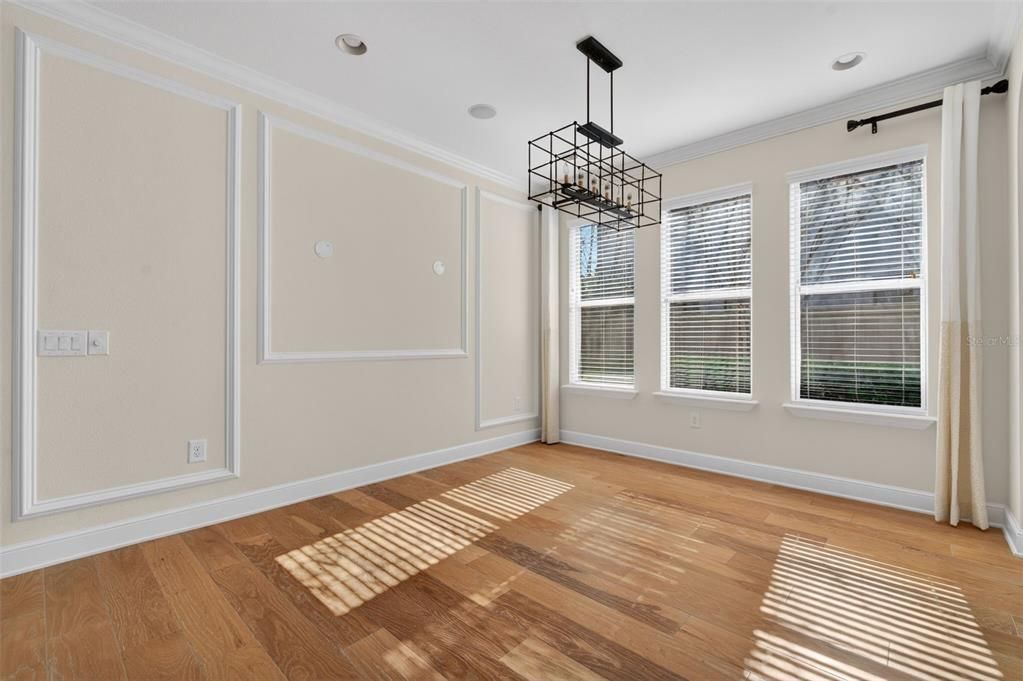 Interior, Kitchen, Pendant Lights, Wood Texture Flooring