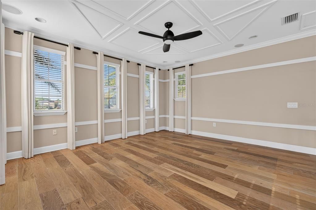 Empty room, Interior, Wood Texture Flooring