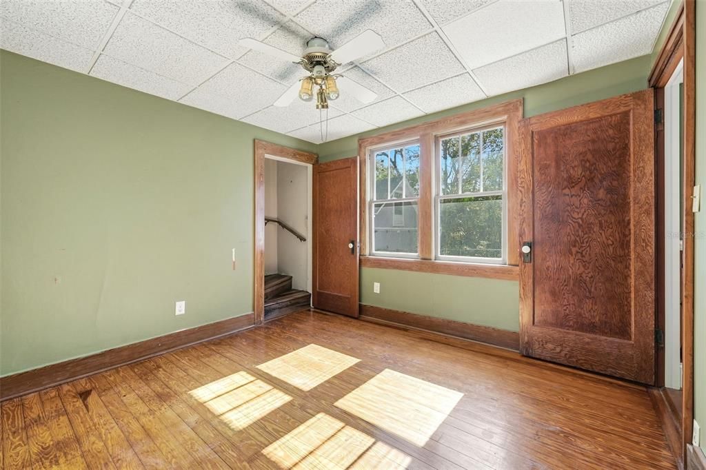 Empty room, Interior, Wood Texture Flooring