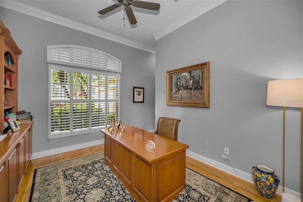 Home Office, Interior, Wood Texture Flooring