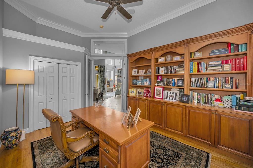 Home Office, Interior, Wood Texture Flooring