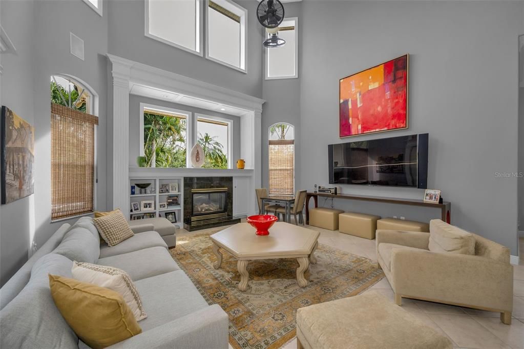 Fireplace, Interior, Living room