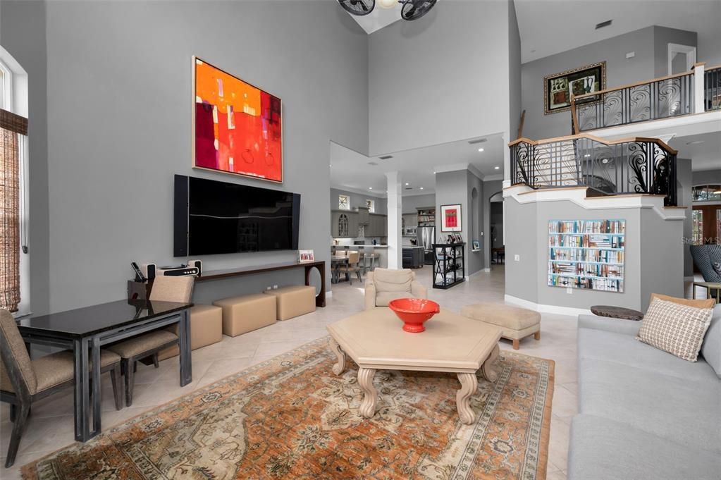 Dining room, Interior, Living room, Recessed Lighting