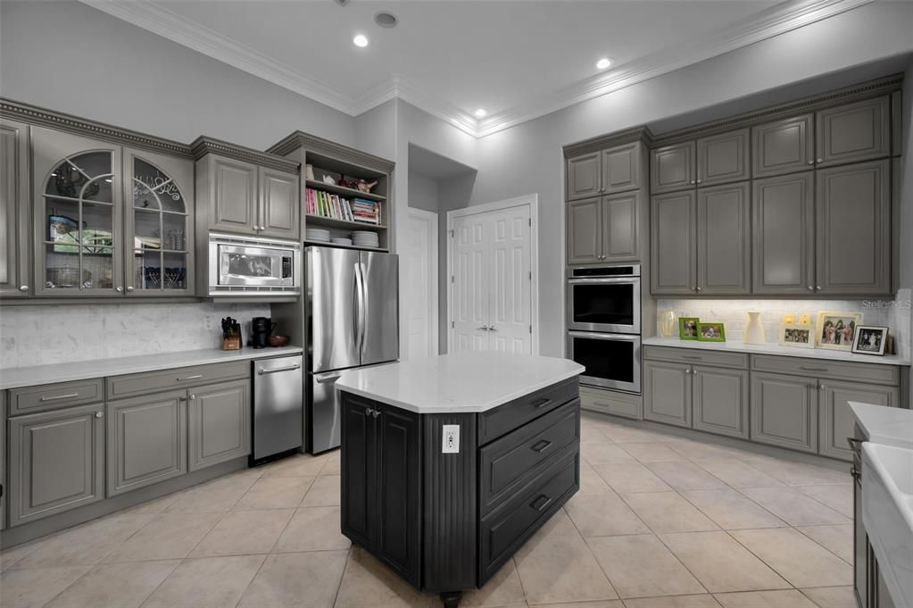 Interior, Kitchen, Recessed Lighting, Stainless Steel Appliances