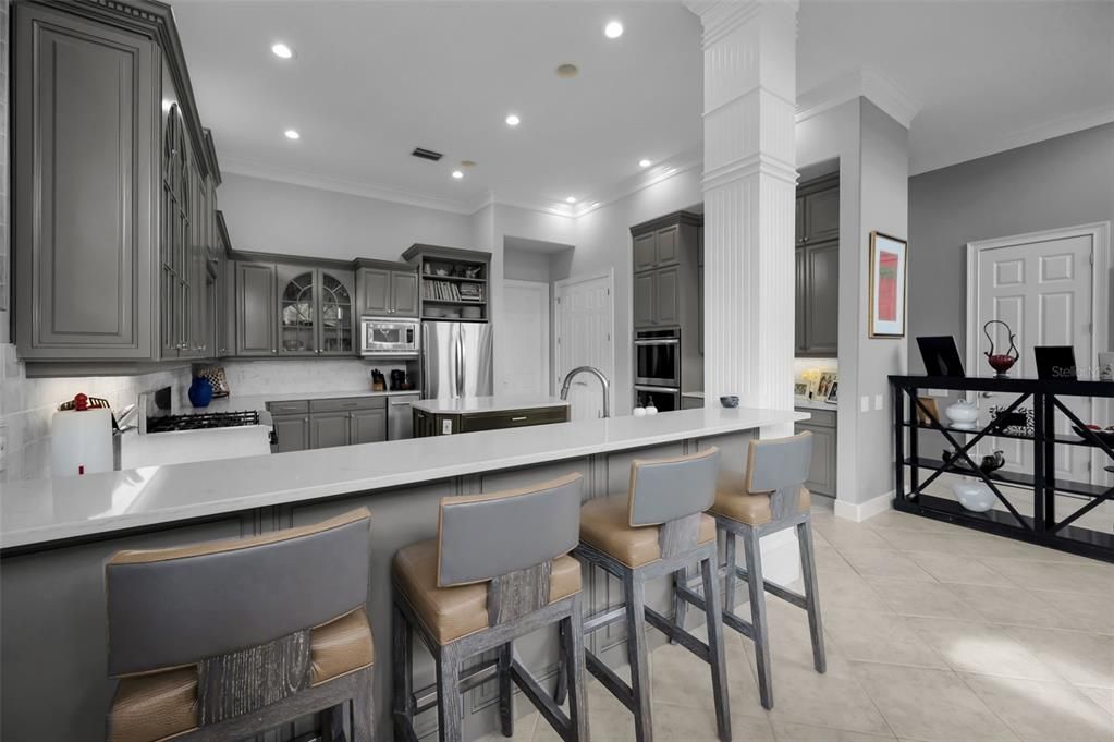 Interior, Kitchen, Recessed Lighting, Stainless Steel Appliances