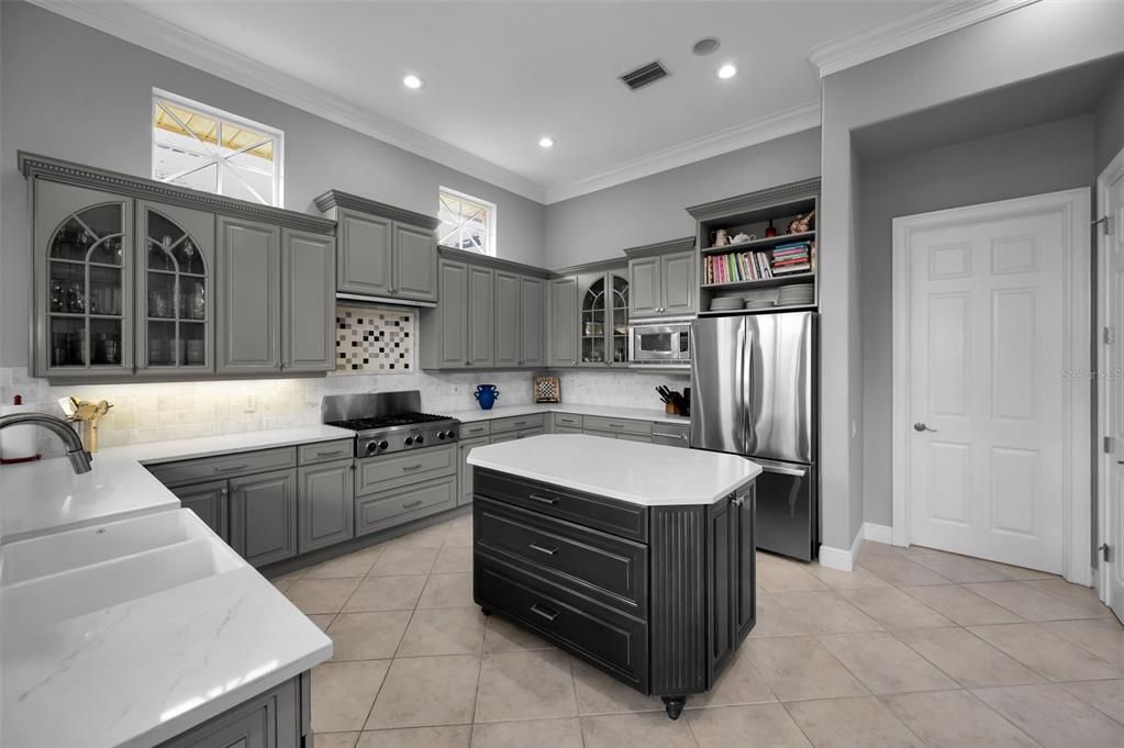 Interior, Kitchen, Recessed Lighting, Stainless Steel Appliances