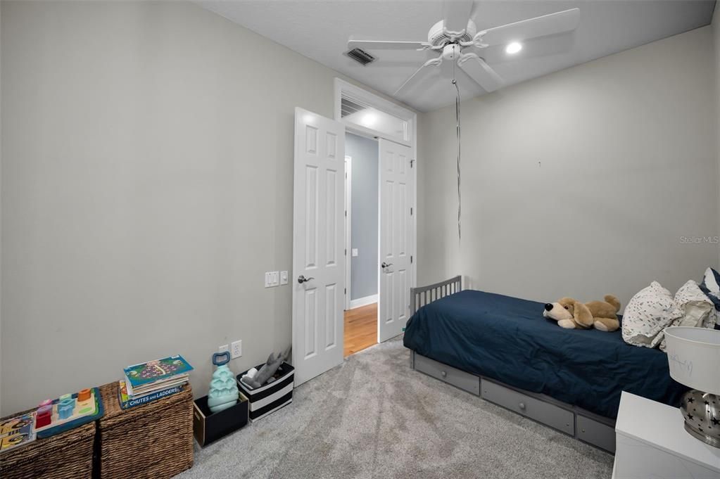 Bedroom, Interior, Recessed Lighting