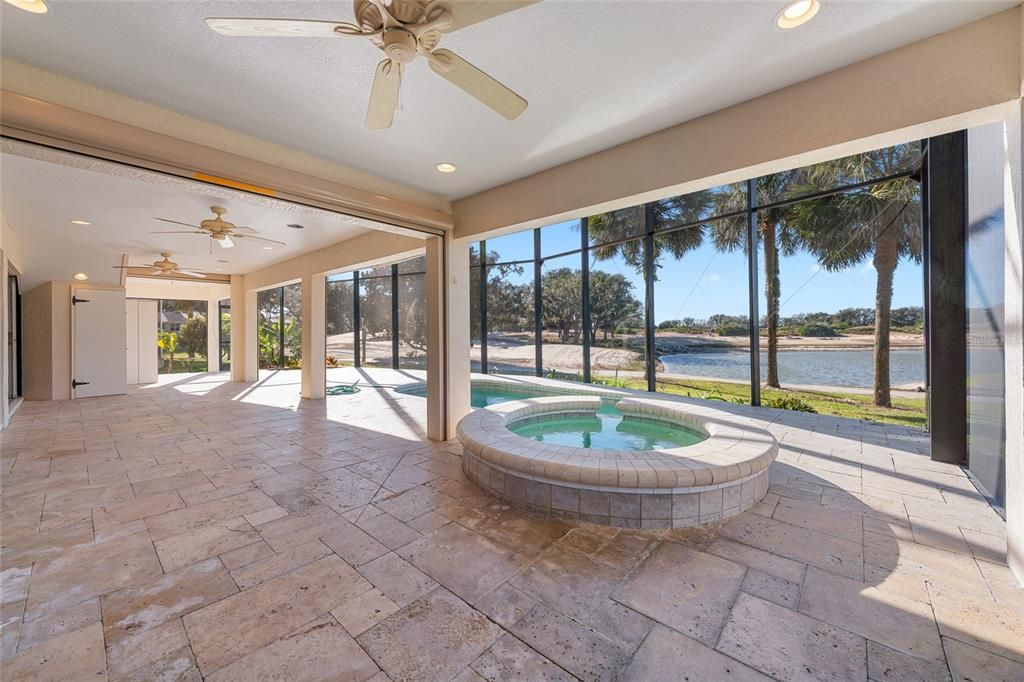 Interior, Pool, Recessed Lighting, Sun Room, Water