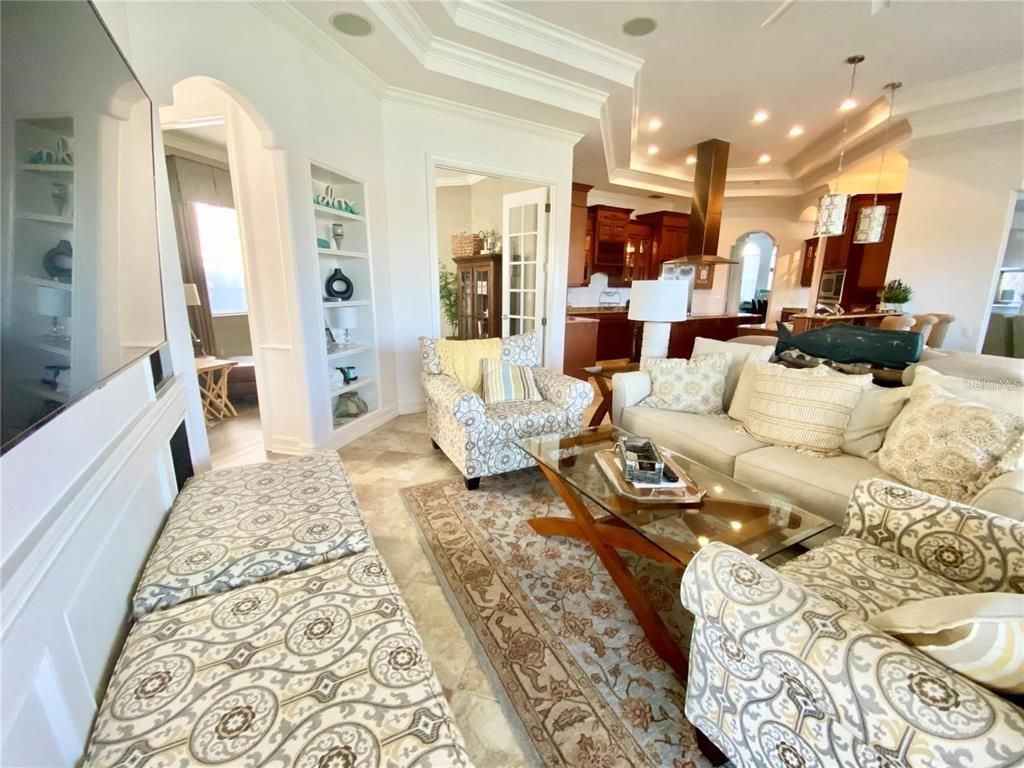 Interior, Kitchen, Living room, Pendant Lights, Recessed Lighting